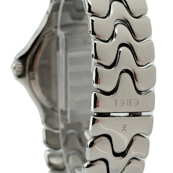 Ebel Sportwave Men's 36mm Stainless Steel Black Dial Swiss Watch Ref: E9187632! - Picture 2 of 10